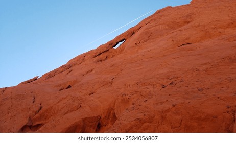 Natural Arch, Red Rock Formation, Valley of Fire State Park, Nevada, USA - Powered by Shutterstock