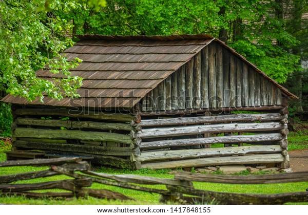 Natural Background Old House Village Wall Stock Photo Edit Now