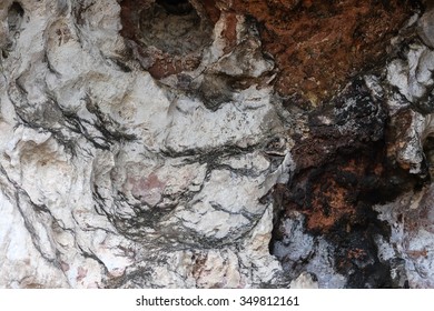 Natural Background,colorful Chalkstone Rock Texture
