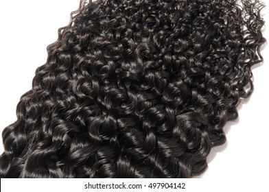 natural black deep wave curly remy human hair bundles extensions for wigs