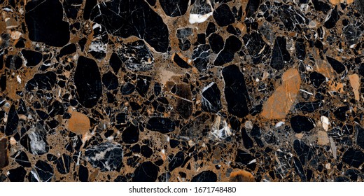natural black Emperador marble texture with golden veins, black high gloss marble stone for interior exterior decoration design, black granite ceramic tile digital wall tiles design and floor tiles.