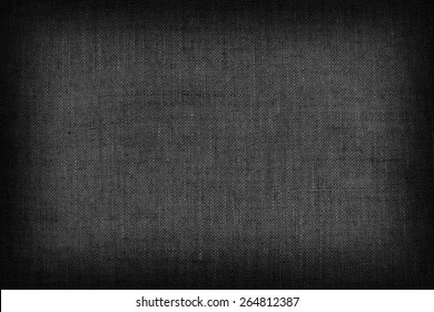 Natural Black Linen Texture For The Background.