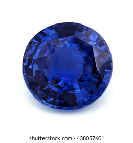 Natural Blue Sapphire - Shutterstock ID 438057601