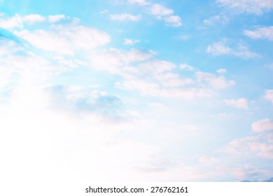 Blue Sky White Cloud Blue Background Stock Photo (Edit Now) 1934800265