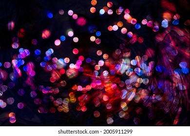 natural bokeh and bright golden lights. Vintage Magic background with colorful bokeh. Spring Summer Christmas New Year disco party - Powered by Shutterstock