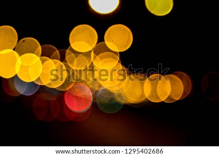 Similar – Urban blur night lights III