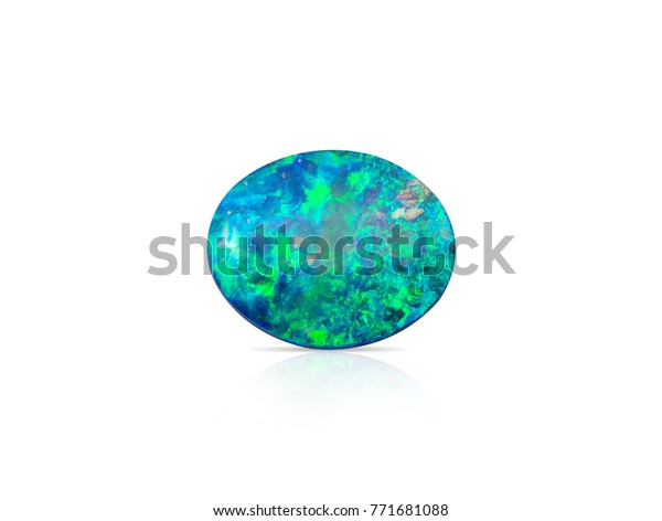 Natural Boulder Opal Gemstone Stok Fotografi Simdi Duzenle 771681088