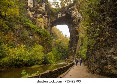 Natural Bridge In Fall