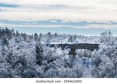 Natural Bridge, Kentucky In The Snow