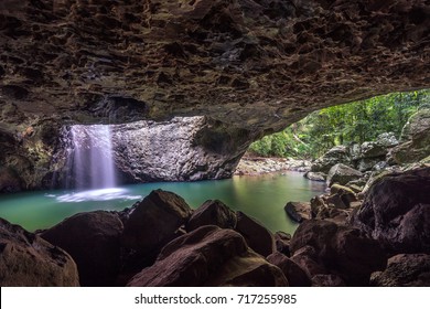 Natural Bridge Rock Formation In Queensland, Australia