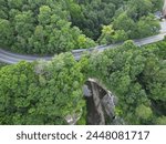 Natural Bridge state park in Virginia