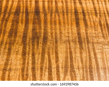 Natural brown Flame koa patterned Solid wood That has beautiful and clear wood grain is arranged together beautifully Used to decorate. can use for a backdrop with your item look luxurious.
