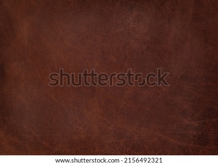 Natural brown leather texture for background or wallpaper.