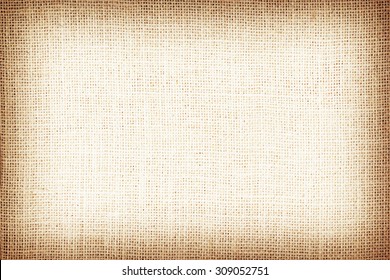 Natural Brown Sackcloth Textured For Background.