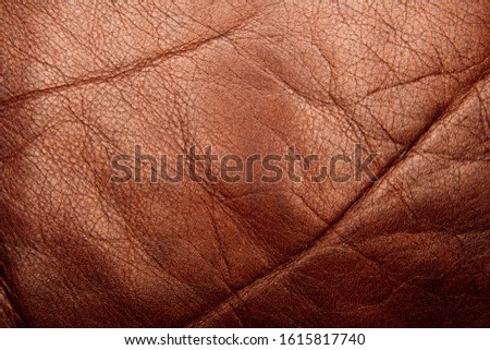 natural brown sharp leather background 