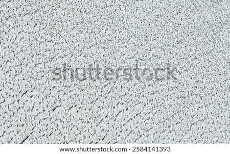 Natural bubble pattern backdrop. Copy space. Porous poriferous material for air ventilation with holes. A white wall with a pattern of small dots. Elements of this image furnished by NASA