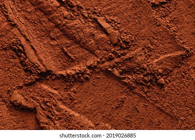 Natural cocoa powder textured background, copy space - Shutterstock ID 2019026885