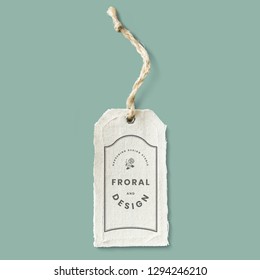 Natural Cotton Cloth Label Mockup