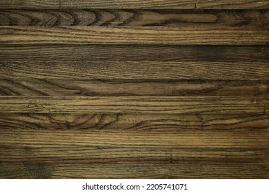 Natural Dark Brown Planks And Wooden Table Surface With Wood Pattern .