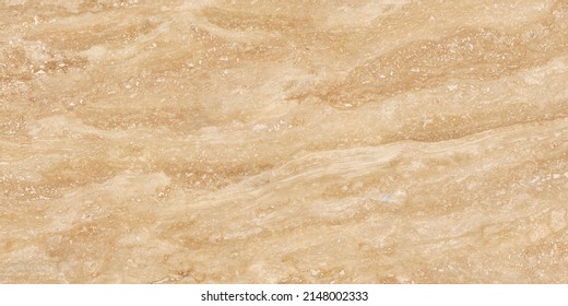 Natural Dark Travetino Marble Texture With High Resolution Italian Granite Stone Texture For Interior Exterior Home Decoration And Ceramic Wall Tiles And Floor Tile Surface Background.