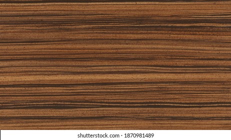 Natural dark zebra wood texture background. veneer surface for interior and exterior manufacturers use.