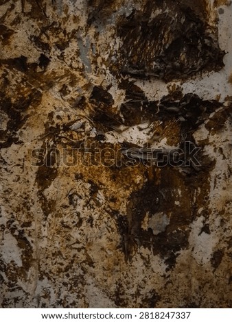 Natural decayed texture with organic patterns in brown  cream and black. Perfect to use as a background, with an abstract desain
