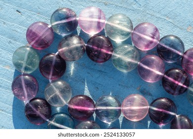 Natural fluorite. A popular ornamental stone. - Powered by Shutterstock