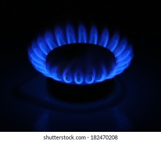 Natural Gas Burns In The Kitchen