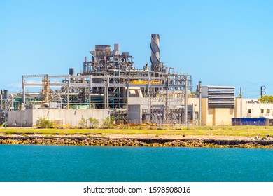 Natural Gas Operated Power Station In Port Adelaide, Torrens Island, South Australia