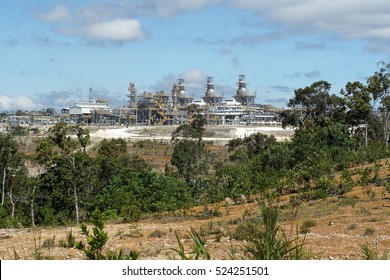 Natural Gas Plant In A Highland Jungle In Papua New Guinea