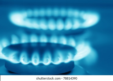 Natural Gas Stove (blue Toned)