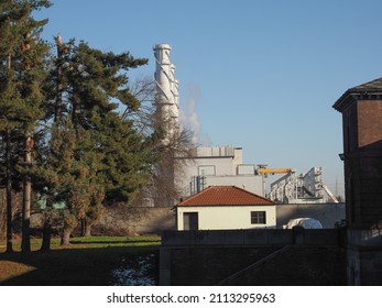 Natural gas thermoelectric power station in Chivasso, Italy