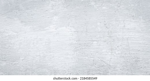 Natural gray concrete wall, light grey grunge background, old rough photo beton texture. Granite weathered slab floor. Empty space. Cement wall surface. Wide banner.