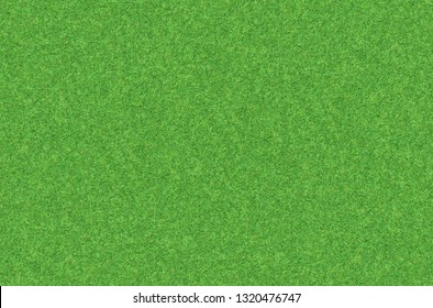 Natural Green Grass Texture. Perfect Golf Or Football Field Background. Top Close Up View, Horizontal