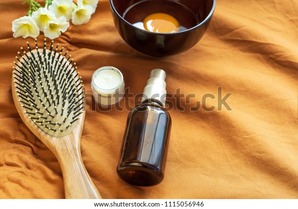 Natural Hair Treatments Such Hair Oil Stock Photo Edit Now