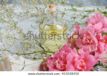 Similar – Image, Stock Photo Green cosmetics and spa with flowers