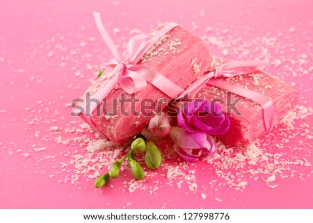 Similar – Image, Stock Photo Red fruit ice cream on a stick