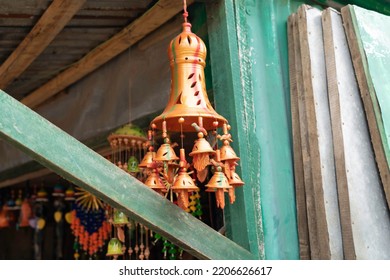 Natural Hanging Bells Made With Clay