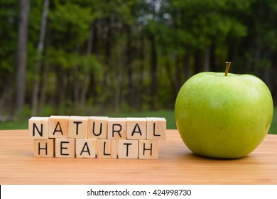 Natural Health Concept - The Words 