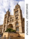 Natural History museum building in London, UK