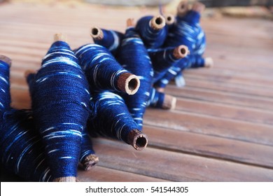 Natural Indigo Dye Yarn.