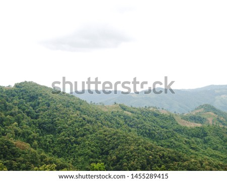 Similar – Aerial photos A small village in the jungle in Chiang Mai