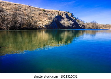 Natural Landscapes From Fort Sill Oklahoma In Winter Lighting