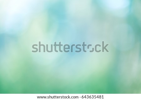 Natural light concept, abstract blurred background from nature
