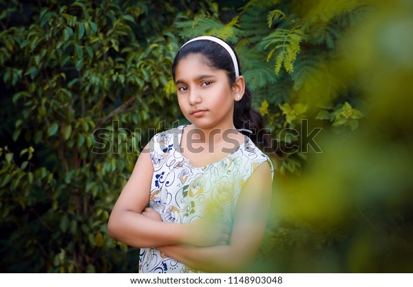Natural Light Portrait Beautiful Indian Asian Stock Photo Edit