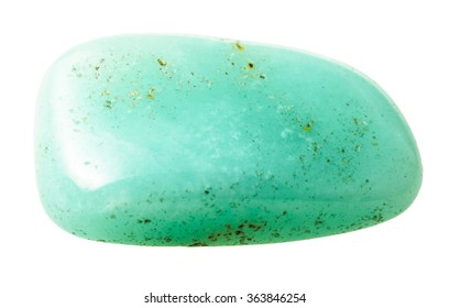 natural mineral gem stone - aquamarine (beryl) gemstone isolated on white background close up - Shutterstock ID 363846254