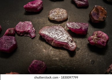 Natural Mineral Rough Ruby Gemstone Crystal