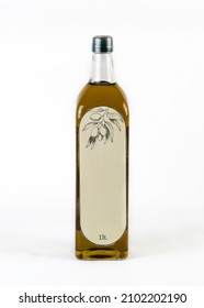 Natural Olive Oil In A 1 Liter Bottle
