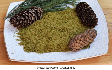 Natural Organic Ground Pine Powder
