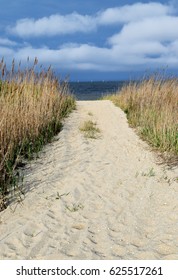 natural path to the beach